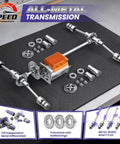 Beast 1 To 16 Scale 4x4 Off Road Monster Truck RC Car With full metal drivetrain parts on a table