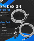 Rugged Stainless Steel Fuel Line Kit With Flexible Braided Lines For 2004-2010 Chevy Silverado 1500 Classic 2500 3500 HD GMC Sierra