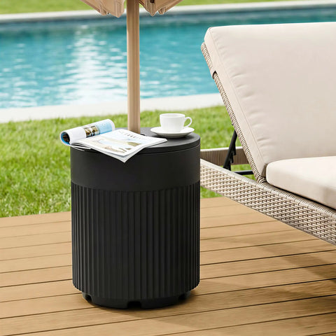90 lb patio umbrella stand Tough As Nails 90lb Umbrella Base with Ice Cooler ✓