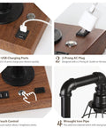 Details of the Industrial Style Touch Control Table Lamp With LED Bulb Included, 3 Way Dimmer, 2 USB Ports And AC Outlet