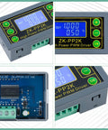 Plug-and-Play PWM Pulse Generator For Motor Speed Control With LCD Readout, 1Hz To 150KHz Frequency Range, swappable PWM or pulse mode