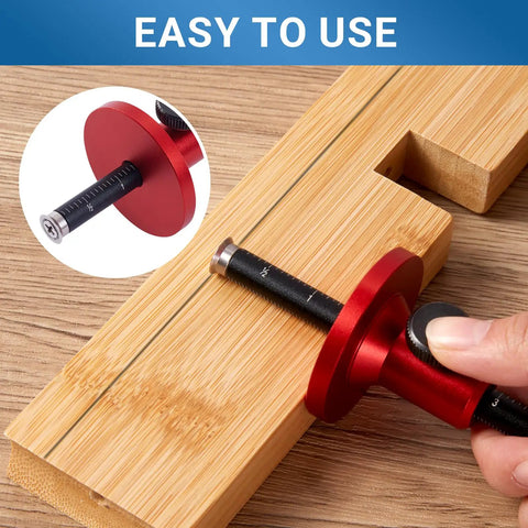 Professional Wheel Marking Gauge With Micro Adjustment For Woodworking Dang Accurate Dual Metric And Imperial Scale Carbide Scriber on wood.