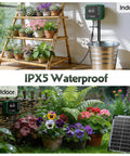 Solar Drip Irrigation System For Gardens And Greenhouses DIY Automatic Drip Kit setup indoors and outdoors