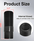 Hydraulic Punch Sleeve 1557AA Replacement For 1557AA Systems with dimensions 3.03x1.1 inches for draw studs.
