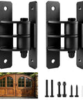 Beefy 7 Inch Heavy Duty Gate Hinges With 1100 Lbs Capacity for farm gates, barn doors, garage doors, and warehouse gates, 180 degree opening.