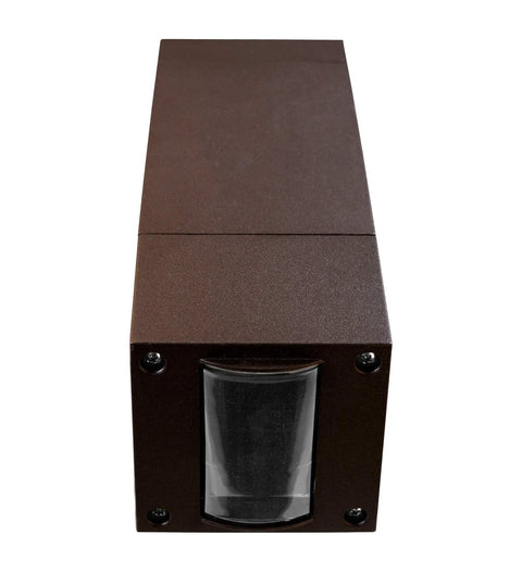Dorado 36W Outdoor LED Wall Mount Cylinder Light in Bronze Go To Outdoor Lighting Solution 5000K 83 CRI 1566 Lumens front view