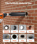 Diamond Core Drill For Concrete And Stone, 0.8 To 6.3 Inch Hole Diameter, 2000W Beast Power drilling into brick wall