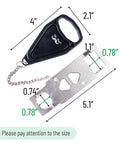 Portable Door Lock Security Kit For Home And Travel Privacy And Kid Safety Durable Door Latch dimensions and components