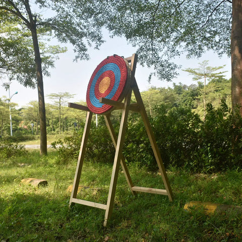 Traditional Hand Made Straw Archery Target For Recurve Bow Longbow Or Compound Bow 20 Inch 3 Layer Eco Friendly Low Arrow Damage