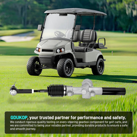 EZGO Golf Cart Steering Gear Box Assembly And Steering Rack For TXT And MPT 2001 Up Gas And Electric Carts