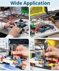 Automotive Oscilloscope Probe Kit With 20 To 1 Attenuator Back Probe Pins and 3M BNC To Banana Cable testing car circuits