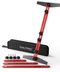 Premium Adjustable Stair Tread Template And Rock Solid Woodworking Gauge For Hella Easy Measurements With Adjustable Length Extensions For Any Floor Leveling Or Deck Project That Delivers Big Time Accuracy On Site. Set includes adjustable measuring gauge.