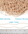 18 Cm Long Balloon Arch Rubber Bands 7 Inch 220 Pcs Strong Durable Elastic Bands shown with ruler for scale