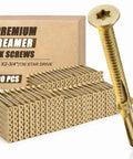 Bulk Pack Of 100 Size 14 Self Drilling Trailer Deck Screws With Torx Star Drive For Wood To Metal Fastening On Trailers And Flatbeds Two And Three Quarters Inches Long