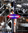 Thread Lock Kit 272 & 243, 3.38 oz; four views: metal screws, engine bolts, tire screws, electrical maintenance.