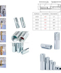 Knurled Drop In Anchors One Quarter Inch Twenty Thread For Solid Concrete Internal Forced Expansion Carbon Steel Zinc Plated Silver 50 Pieces Secure Corrosion Resistant Anchors For Reliable Concrete Fastening image with various close-ups, installation steps, and dimensions displayed.