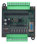 Top view of 12V PLC Control Module For Quick Easy Plug And Play Automation Programmable Logic Controller Board With Relay Output DC12V 2N20MT And Shell Enclosure Industrial Grade Computer For Controlling Step Motors Valves Relays And More