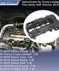 Engine Valve Cover Kit With Gaskets And Bolts For 2011-2020 Chevy Cruze Sonic Volt Trax Buick Encore Cadillac ELR L4 Replaces 25198874 55573746 264-968; valve cover in engine bay