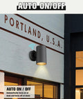 Auto On/Off Outdoor Wall Lights Dusk To Dawn 2 Pack With Photocell Sensor Waterproof Aluminum Exterior Sconces for Porch