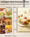 Smooth Operator Commercial Digital Signage Display With Killer 2000 Nits Brightness For Crisp Visuals And No Fuss Installation In Bustling Retail Outlets showing food scheduling images.