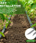 100 Pack Drip Irrigation Tubing Stakes Six Inch Garden Pins Landscape Staples Securing Pegs Galvanized U Pegs For Hose