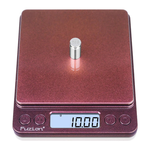 Stainless Steel Calibration Weight Set For Digital Scales, 1g 2g 5g 10g 20g Total 38g With Tweezers placed on digital scale