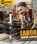 Labor Saving Arm Jack Handle 12 Inch for Furniture Lifts and Drywall Tile Work, Heavy Duty 330 Lb Capacity tool in workshop