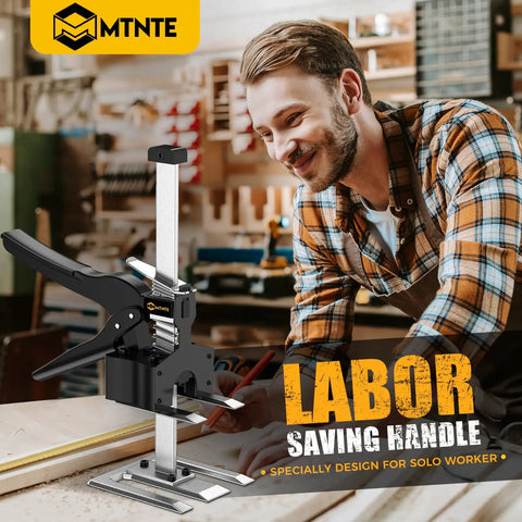 Labor Saving Arm Jack Handle 12 Inch for Furniture Lifts and Drywall Tile Work, Heavy Duty 330 Lb Capacity tool in workshop