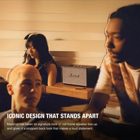 Acton III Bluetooth Home Speaker Delivers Room Filling Sound With Easy Pair And Play, Rich Warm Tones, And A Sleek Black Finish