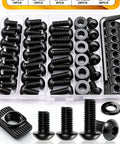 M8 T Slot Nuts Bolts And Heavy Duty Washers Assortment Kit With Hex Wrench For 4040 And 4080 Extrusions in a storage case.