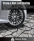 Car driving on Permeable Geocell Grid System for Stabilization and Drainage Heavy Duty Polyethylene Grid with gravel base