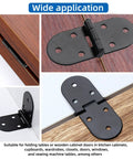 3-5/32 X 1-3/16 Inch Folding Flip Top Hinges showing wide application for small tables and desks.