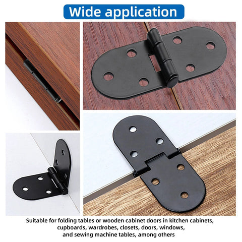 3-5/32 X 1-3/16 Inch Folding Flip Top Hinges showing wide application for small tables and desks.
