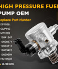 High Pressure Fuel Pump Kit With Gasket And Bolts For 2010 To 2017 Buick LaCrosse Verano Regal Chevrolet Equinox Malibu Impala