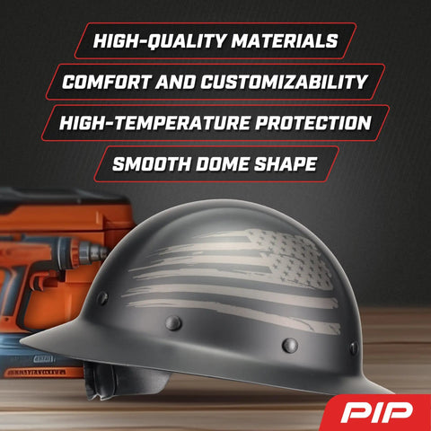 Fiberglass Full Brim Hard Hat With Wheel Ratchet Suspension and Eight Point Suspension ANSI Z89 Type 1 Certified Class G