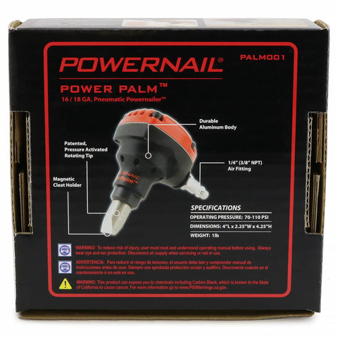 Box of Hardwood And Engineered Flooring Cleat Nailer For 16 And 18 Gauge Cleats That Blind Nails, details visible