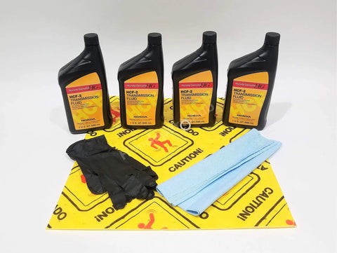 Honda HCF-2 Fluid 08200-HCF2 1 Qt 946 Ml Genuine OEM Not Aftermarket Black Exact Fit Durable High Quality For Your Honda Ride Easy Pour Long Lasting Performance