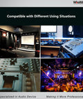 U2 Pro XLR To 1/4 Inch AUX HiFi Audio Isolation Box for studio, home theater, mixing console, and live event setups