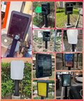 Heavy Duty Weatherproof EV Charger Lock Box With Key Ultimate Outdoor Armor for securing EV charging cables in various outdoor setups.