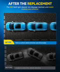 PHILTOP 2PCS rear ABS wheel speed sensor replacement kit banner showing after replacement driving stability.