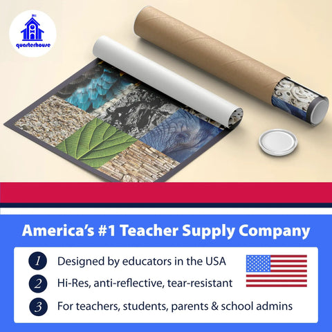 7 Poster Elements Of Photography Set For Art Classrooms And Teachers Built For Cool Visual Arts Learning 12 By 18 Inches Rolled