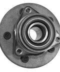 Front Wheel Bearing And Hub Assembly Fits 1999 To 2001 Ford F150 Ranger Four Wheel Drive With Five Stud Pattern, front view showing bearing and mounting features.