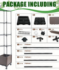 Components of Raised Garden Bed Planter Box With Trellis 62.2 Inch Self Watering Tomato Planter shown in packaging.