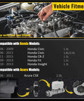 Rugged Vacuum Power Brake Booster Assembly For Honda Civic Acura Csx Fit CR Z And Insight vehicle compatibility details and engine sizes.