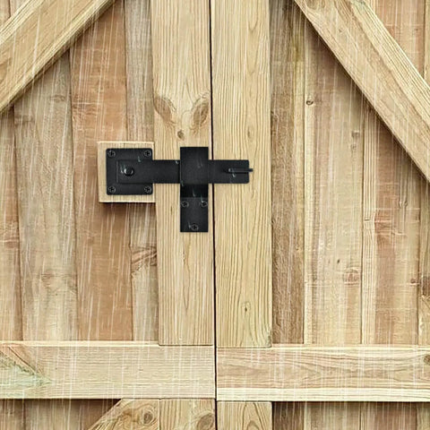 Heavy Duty Farm Gate Latch Set 6 Inch Flip Gate Latch For Barn Shed Sliding Doors And Cabinet 4 Pack Carbon Steel Installed