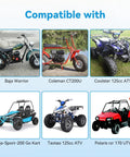 19x7-8 Mini Bike Tires Replacement Set for ATVs, Go Karts; compatible models: Coleman CT200U, Baja Warrior, Coolster 125cc