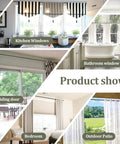 Heavy Duty Curtain Rod Set For Windows 28 To 50 Inches Five Eighth Inch Diameter Matte Black With Brackets in various settings