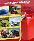 Portable Fuel Transfer Pump With Auto Stop 3.8 GPM 51 Inch Hose Battery Or USB Powered No Spill Gas Pump application