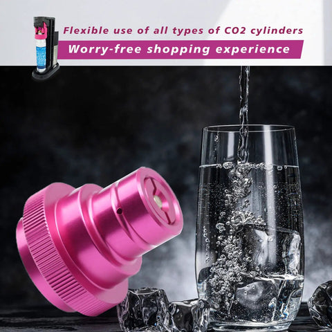 Easy Connect CO2 Quick Adapter For Soda Makers Upgraded Universal Connector With TR21-4 Male Thread Fits 60L CO2 Cylinders