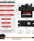 Beefed Up Mini Servo Set With Metal Gear And Shaft 9g Digital Micro Servo specifications and size details